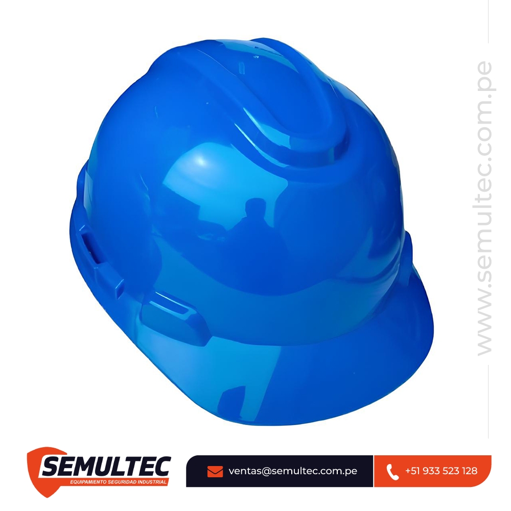 Casco Clute Stark Celeste con Arnés Ratchet