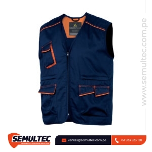 Chaleco M6GIL Azul Marino Naranja Delta Plus