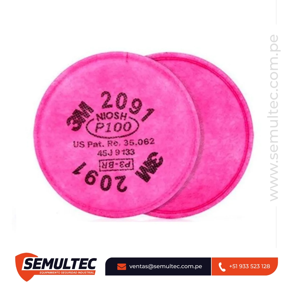 Filtro 3M 2091 P100 para Partículas