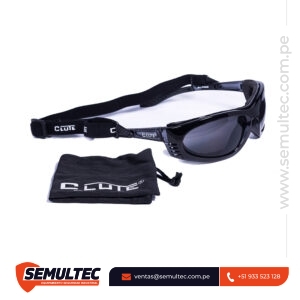 Lente de Seguridad Alpine Negro con Luna Oscura – Clute