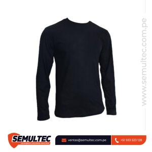 POLO DE ALGODÓN AZUL 30 1 MANGA LARGA